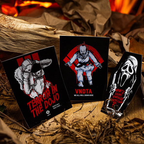 Terror In The Dojo Sticker Pack - Halloween Special